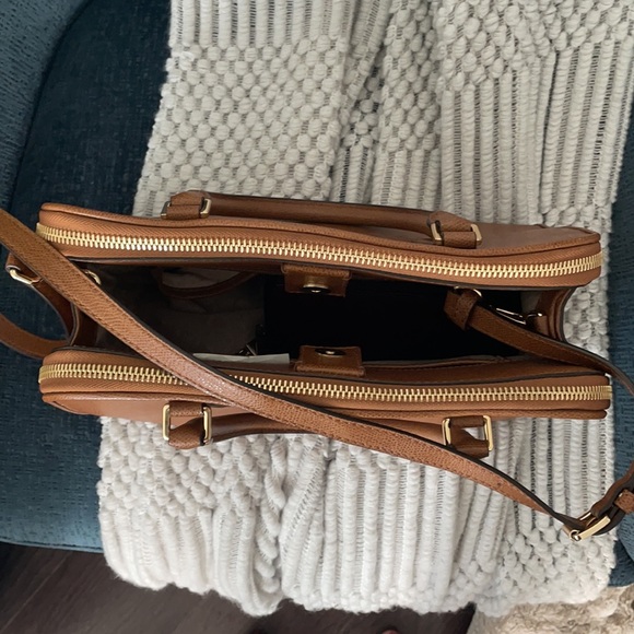 Michael Kors | Brown Double Zip Satchel - Picture 3 of 4